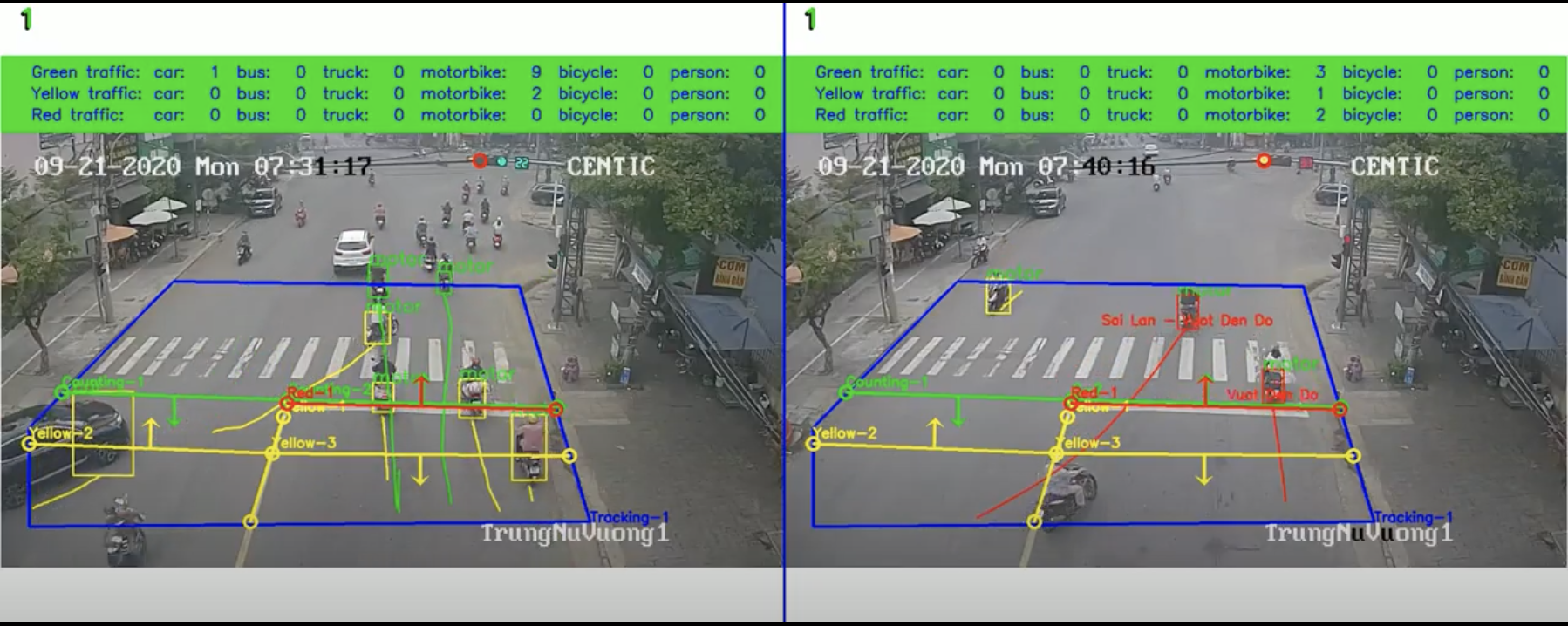 Traffic violation example 2