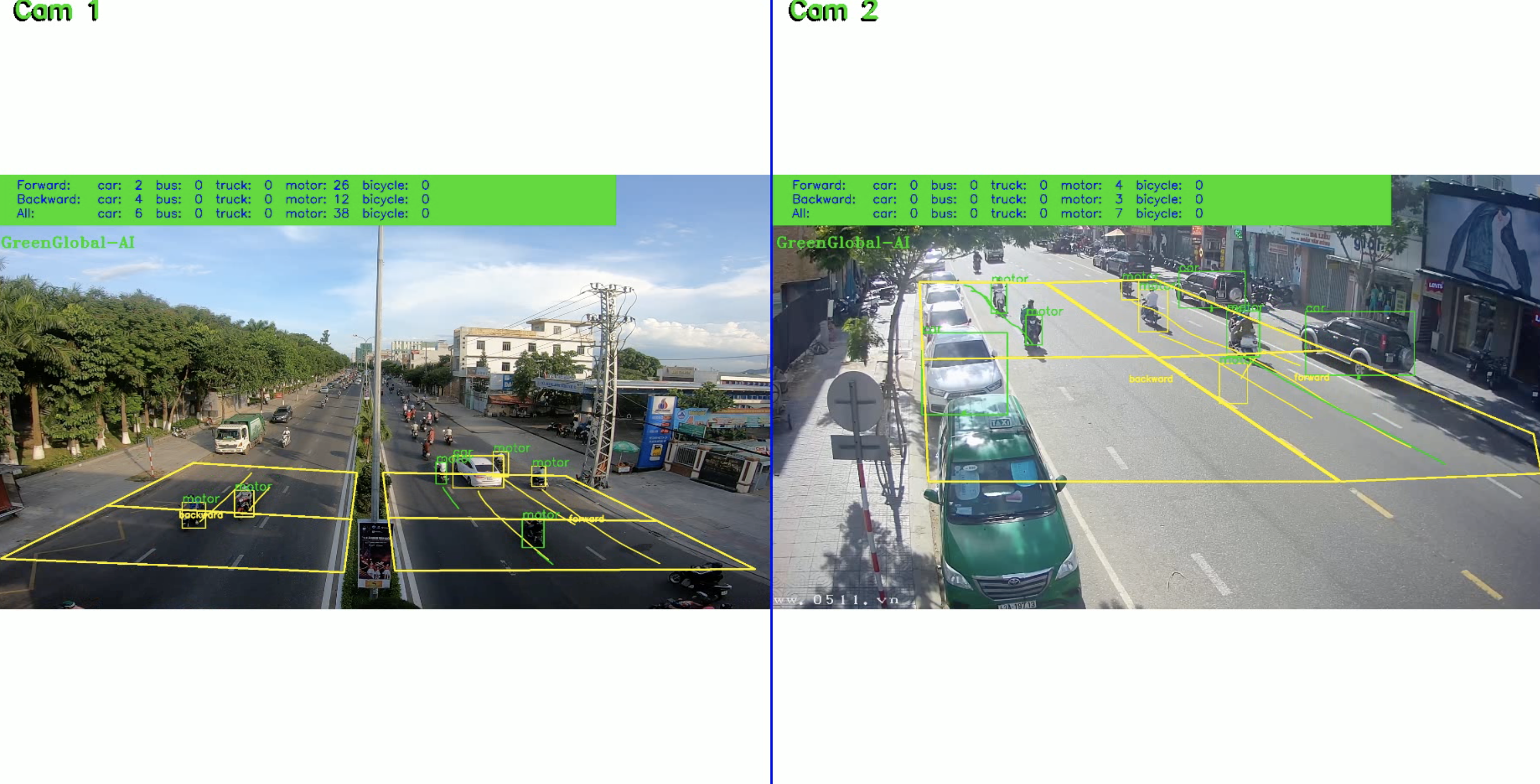 Traffic violation example 3